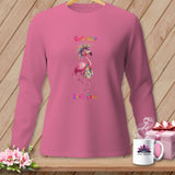 MyDesigns Physical Item S / Crunchberry Flossie Flaminglam ~ Long Sleeve Tee