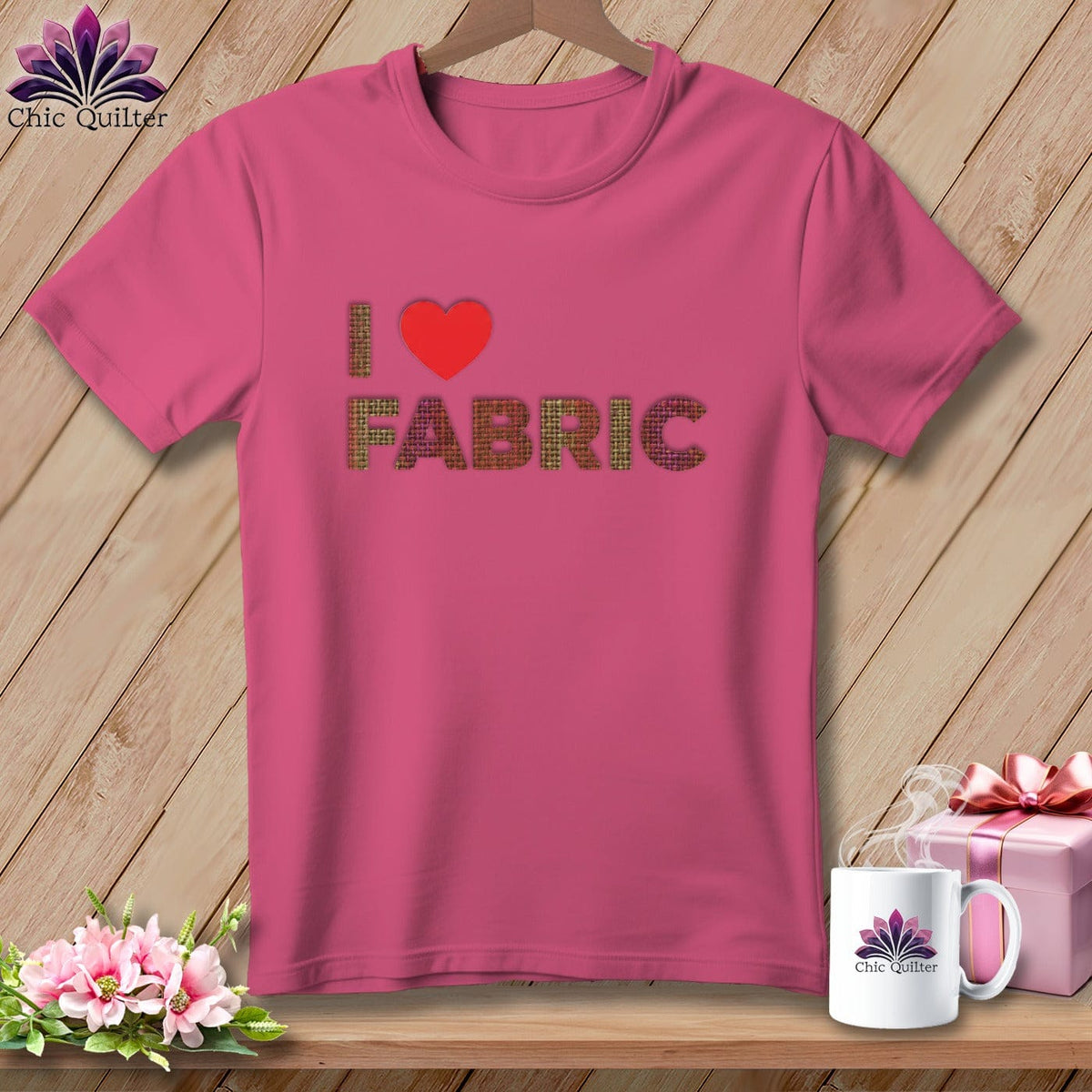 MyDesigns Physical Item S / Crunchberry I ❤️ Fabric ~ Premium Tee