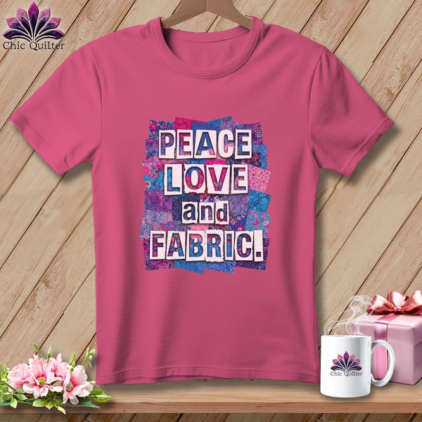 MyDesigns Physical Item S / Crunchberry Peace Love and Fabric ~ Premium Tee