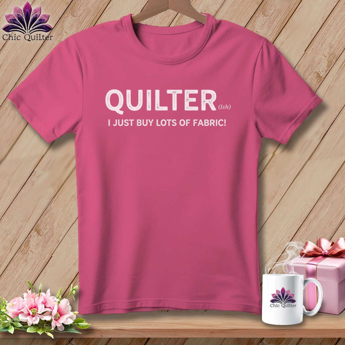MyDesigns Physical Item S / Crunchberry Quilter(ish) ~ I Just Buy Lots of Fabric! ~ Premium Tee