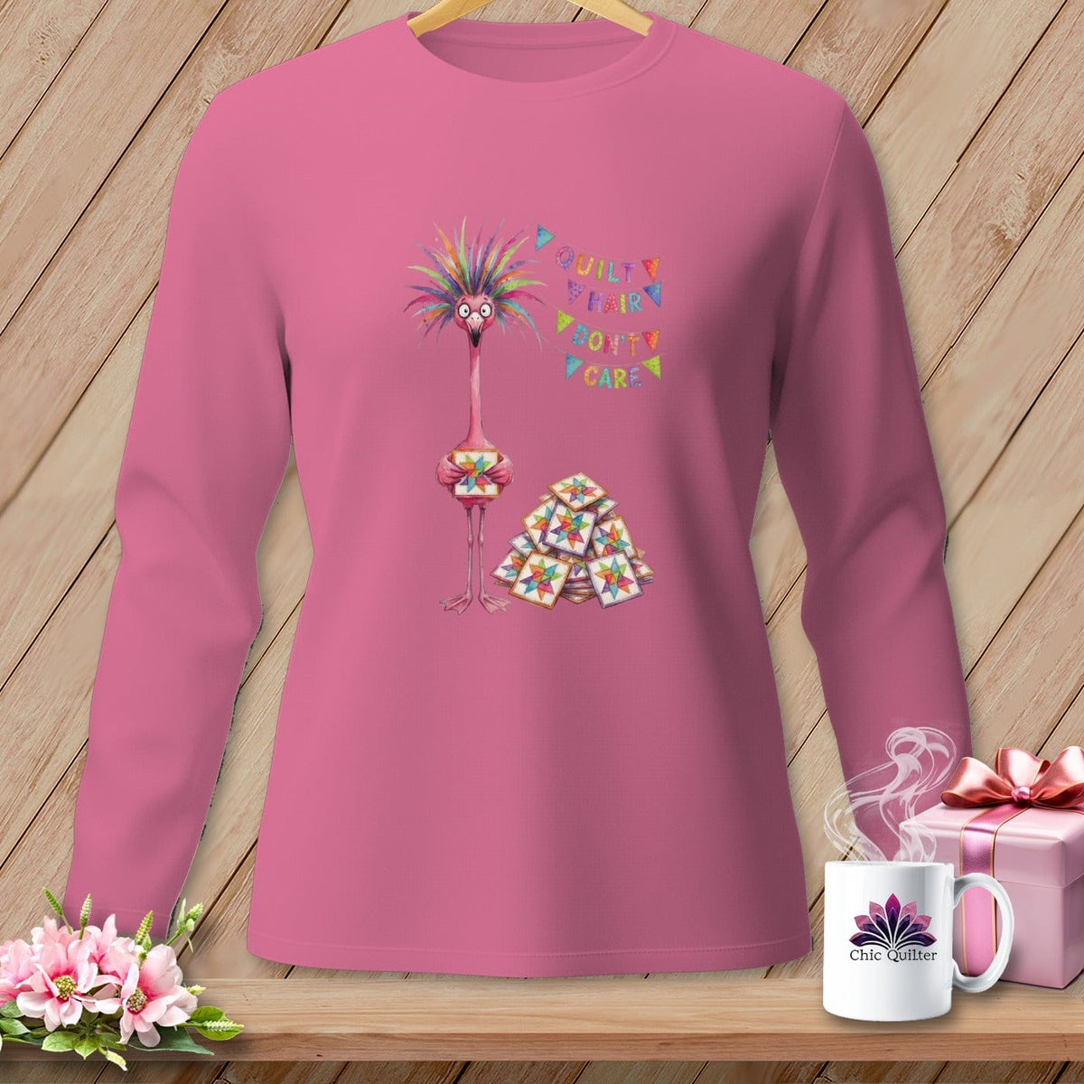 MyDesigns Physical Item S / Crunchberry Starla Flamingle ~ Long Sleeve Tee