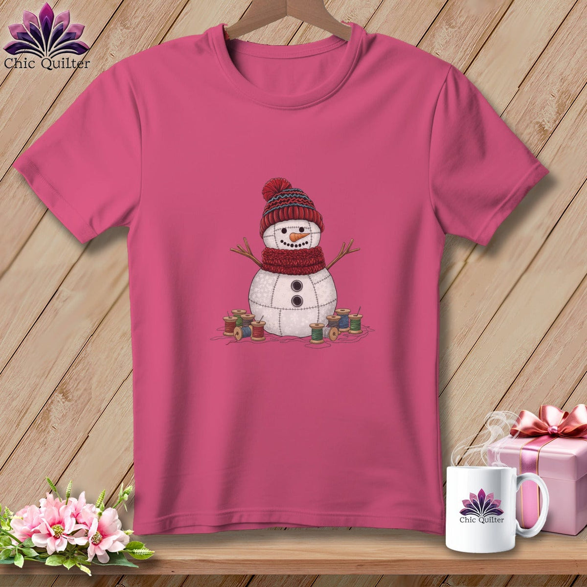 MyDesigns Physical Item S / Crunchberry The Quilted Snowman ~ Premium Tee