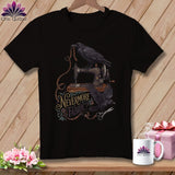 MyDesigns Physical Item S / Dark Grey Heather Nevermore Fabric? ~ Relaxed Fit Tee