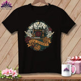 MyDesigns Physical Item S / Dark Grey Heather Sew Spooky ~ Gold Machine ~ Relaxed Fit Tee