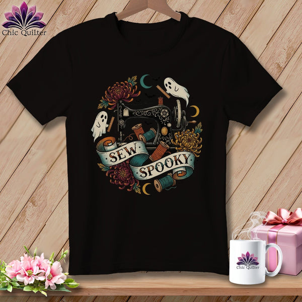 MyDesigns Physical Item S / Dark Grey Heather Sew Spooky ~ Hand-Crank ~ Relaxed Fit Tee
