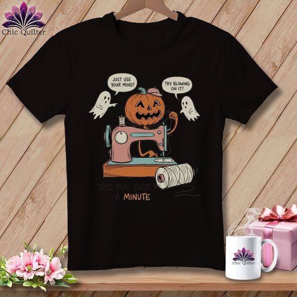 MyDesigns Physical Item S / Dark Grey Heather This May Take A Minute. ~ Relaxed Fit Tee