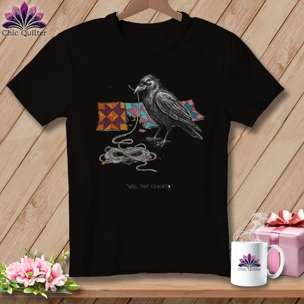 MyDesigns Physical Item S / Dark Grey Heather Well. That Escalated. ~ Relaxed Fit Tee