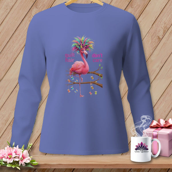 MyDesigns Physical Item S / Flo Blue Bobbinetta Beakley ~ Long Sleeve Tee