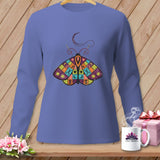 MyDesigns Physical Item S / Flo Blue Drawn To The Lamp ~ Long Sleeve Tee