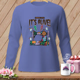 MyDesigns Physical Item S / Flo Blue It's Alive! ~ Long Sleeve Tee
