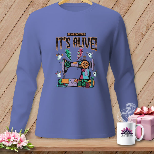 MyDesigns Physical Item S / Flo Blue It's Alive! ~ Long Sleeve Tee