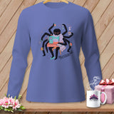 MyDesigns Physical Item S / Flo Blue Multitasking ~ Long Sleeve Tee