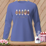 MyDesigns Physical Item S / Flo Blue My Quilting Boos ~ Long Sleeve Tee