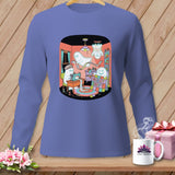 MyDesigns Physical Item S / Flo Blue Night Shift ~ Pendant Lamp ~ Long Sleeve Tee