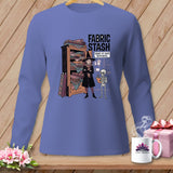MyDesigns Physical Item S / Flo Blue None Of Your Business. ~ Long Sleeve Tee