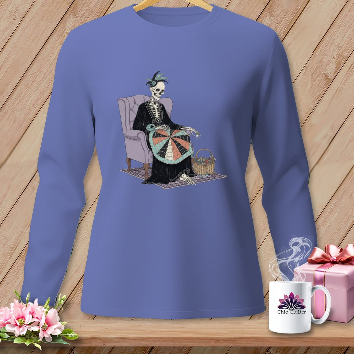 MyDesigns Physical Item S / Flo Blue Still Not Done ~ Long Sleeve Tee
