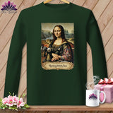MyDesigns Physical Item S / Forest Green Mona Sewsa - Resting Stitch Face ~ Long Sleeve T-Shirt