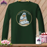 MyDesigns Physical Item S / Forest Green Sister Seams-a-Lot - Resting Stitch Face ~ Long Sleeve T-Shirt