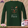 MyDesigns Physical Item S / Forest Green Zip It  - Resting Stitch Face ~ Long Sleeve T-Shirt