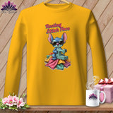 MyDesigns Physical Item S / Gold Snither Stitcher - Resting Stitch Face ~ Long Sleeve Tee