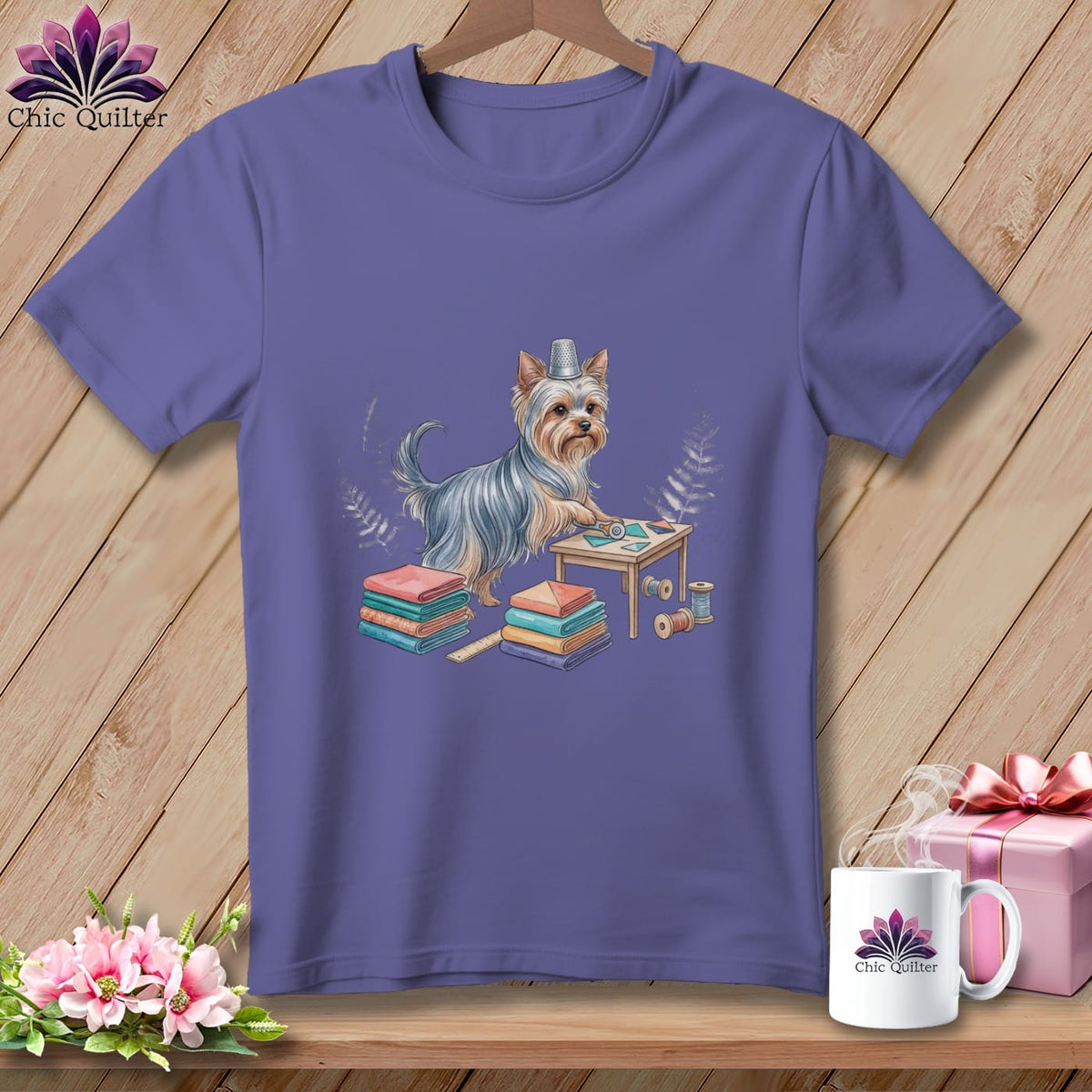 MyDesigns Physical Item S / Grape Bitsy Fussycut ~ Premium Tee