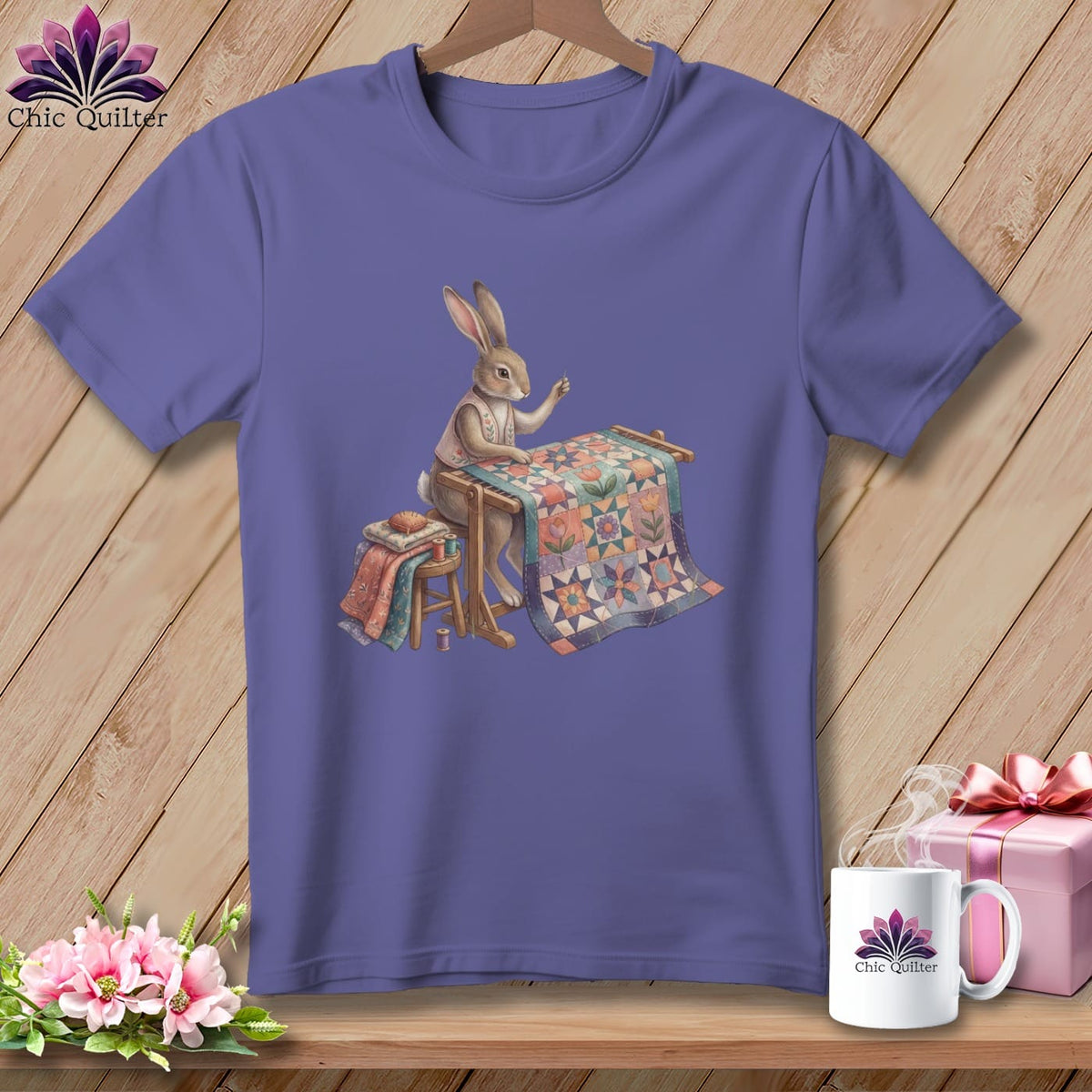 MyDesigns Physical Item S / Grape Clover Cottontail ~ Premium Tee