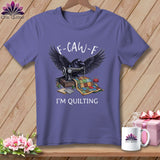 MyDesigns Physical Item S / Grape F ~ CAW ~ F ~ I’m Quilting in Color ~ Premium Tee