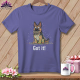 MyDesigns Physical Item S / Grape German Shepherd Helper ~ Premium Tee