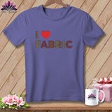 MyDesigns Physical Item S / Grape I ❤️ Fabric ~ Premium Tee