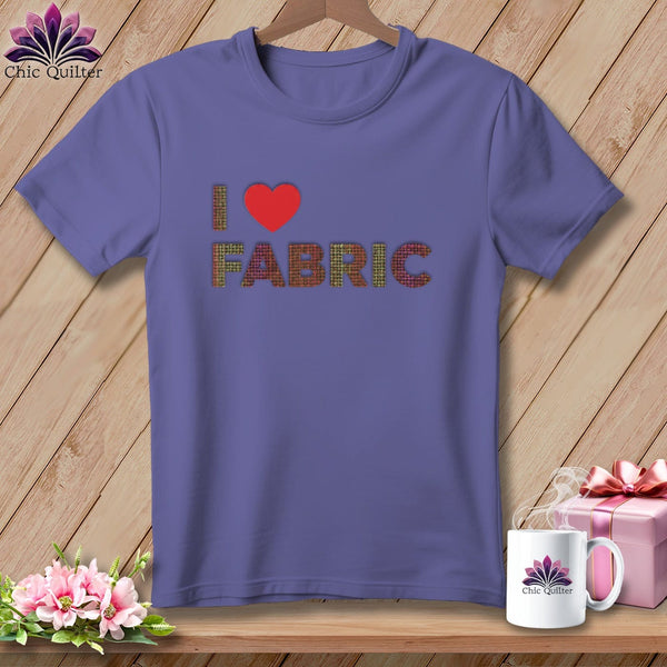 MyDesigns Physical Item S / Grape I ❤️ Fabric ~ Premium Tee