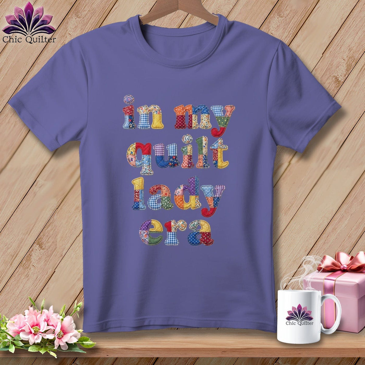 MyDesigns Physical Item S / Grape In My Quilt Lady Era ~ Premium Tee