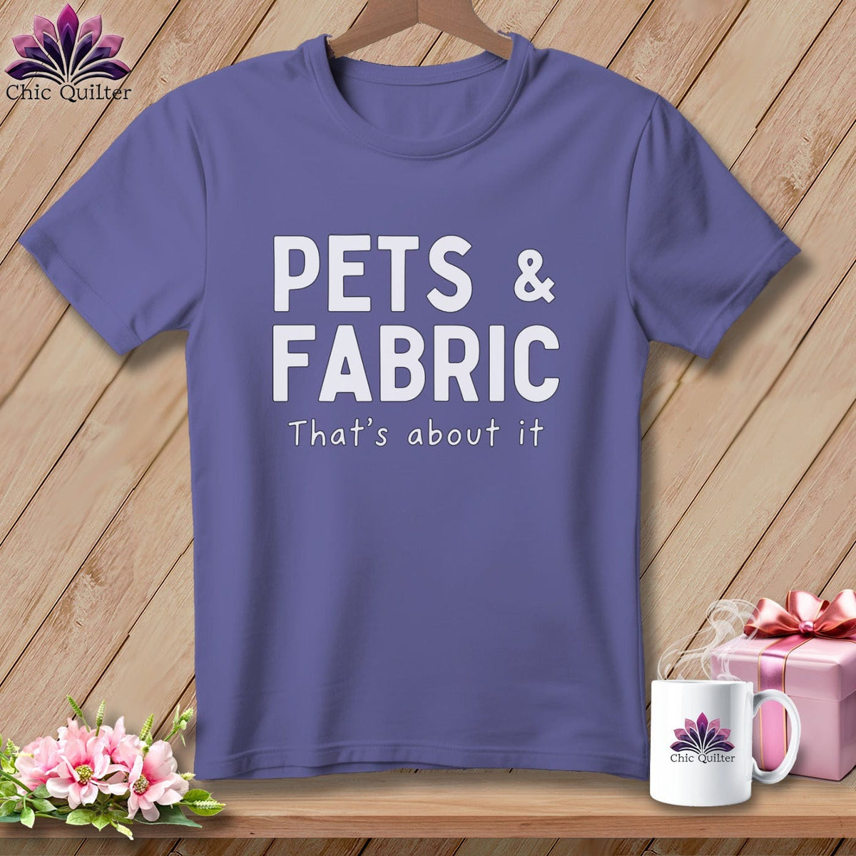 MyDesigns Physical Item S / Grape Pets & Fabric ~ That’s About It ~ Premium Tee
