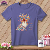 MyDesigns Physical Item S / Grape Quilt Hair Don’t Care ~ Chaos Finch ~ Premium Tee
