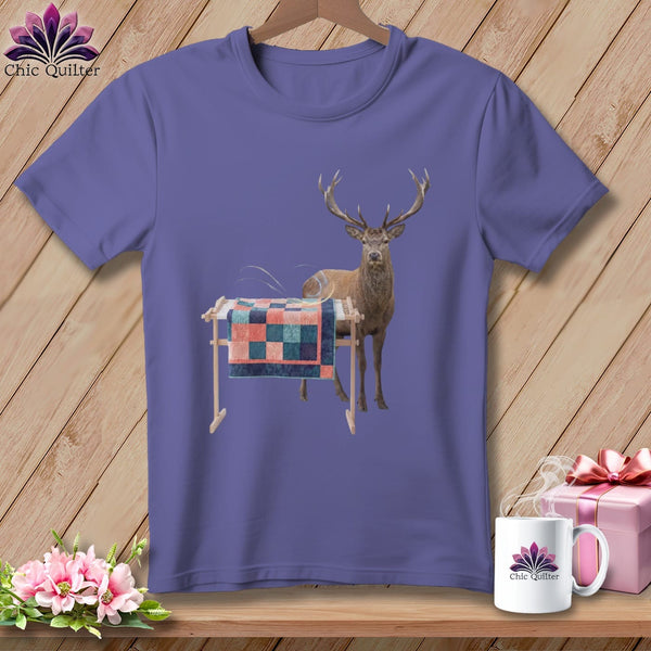 MyDesigns Physical Item S / Grape Stag At Frame ~ Premium Tee