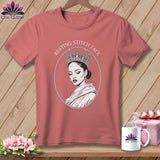 MyDesigns Physical Item S / Heather Mauve Ri-hem-na - Resting Stitch Face ~ Relaxed Fit Tee
