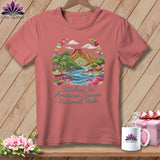 MyDesigns Physical Item S / Heather Mauve Stitchin' in American Samoa National Park ~ Relaxed Fit Tee