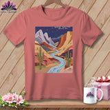 MyDesigns Physical Item S / Heather Mauve Stitchin' in Big Bend National Park ~ Relaxed Fit Tee