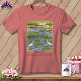 MyDesigns Physical Item S / Heather Mauve Stitchin' in Everglades National Park ~ Relaxed Fit Tee