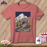MyDesigns Physical Item S / Heather Mauve Stitchin' in Great Basin National Park ~ Relaxed Fit Tee