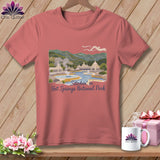MyDesigns Physical Item S / Heather Mauve Stitchin' in Hot Springs National Park ~ Relaxed Fit Tee
