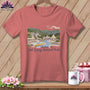 MyDesigns Physical Item S / Heather Mauve Stitchin' in Hot Springs National Park ~ Relaxed Fit Tee