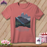 MyDesigns Physical Item S / Heather Mauve Stitchin' in North Cascades National Park ~ Relaxed Fit Tee