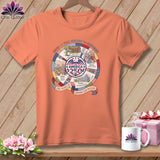 MyDesigns Physical Item S / Heather Sunset 250 Years of Quilting History ~ Relaxed Fit Tee