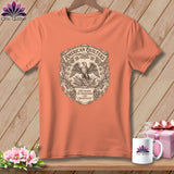 MyDesigns Physical Item S / Heather Sunset American Quilters 250 Years of Freedom and Creativity ~ Relaxed Fit Tee