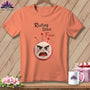 MyDesigns Physical Item S / Heather Sunset Back Off Bucco - Resting Stitch Face ~ Relaxed Fit Tee