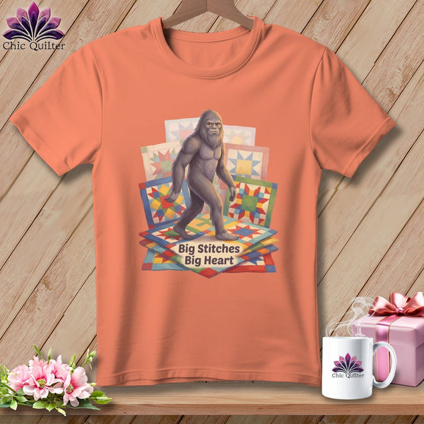MyDesigns Physical Item S / Heather Sunset Big's Quilted Forest ~ Relaxed Fit Tee