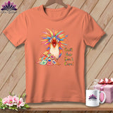 MyDesigns Physical Item S / Heather Sunset Chaos Finch ~ Relaxed Fit Tee