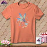 MyDesigns Physical Item S / Heather Sunset Dragonfly Dreams ~ Relaxed Fit Tee