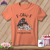 MyDesigns Physical Item S / Heather Sunset F ~ CAW ~ F ~ I’m Quilting ~ Relaxed Fit Tee