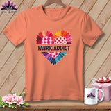 MyDesigns Physical Item S / Heather Sunset Fabric Adict ~ Relaxed Fit Tee
